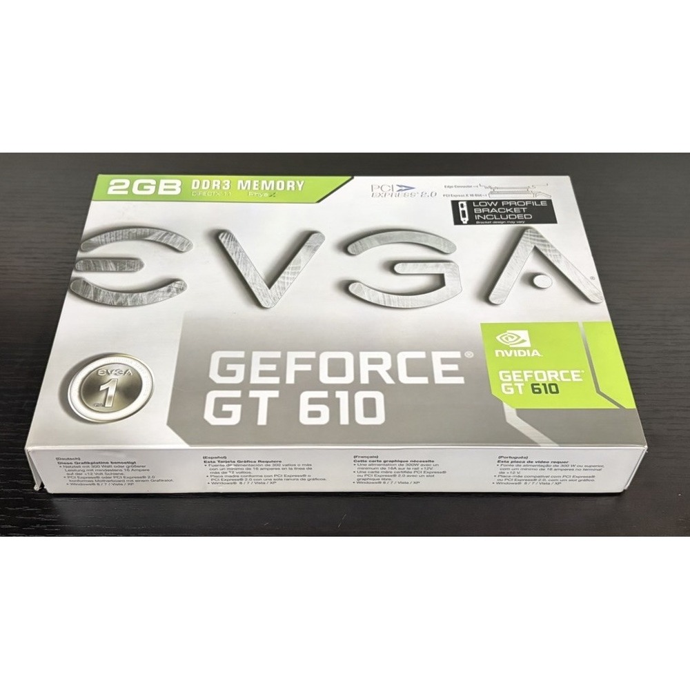 NEW EVGA Nvidia GeForce GT 610 Graphics Card (02GP32619KR) 2GB DDR3 Unsealed